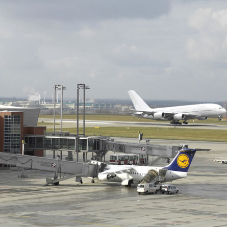 Testanflug des Airbus A380 | Quelle: © Flughafen Dresden GmbH / Weimer / Foto 380 Dresden