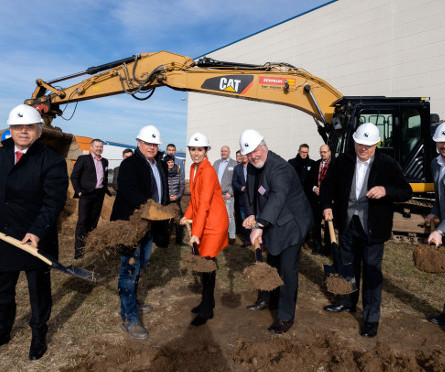 Spatenstich Farbgebungshalle der Käppler & Pausch GmbH